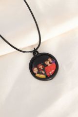 Siyah İpli K-Pop Kolye